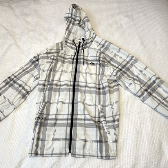 Quiksilver Men’s Windbreaker Rain Jacket (Medium) - Picture 3 of 7